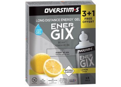 OVERSTIMS tui Gels Endurance Energix Liquide 3+1 - citron 