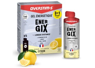 OVERSTIMS tui Gels Endurance Energix Liquide 3+1 - Citron