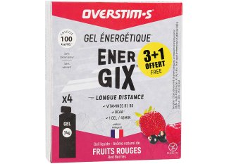 OVERSTIMS tui Gels Endurance Energix Liquide 3+1 - Fruits rouges