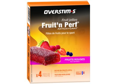 OVERSTIMS tuis 4 barres Fruit'n Perf antioxydant - Fruits rouges 