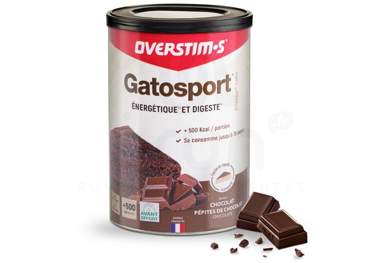 OVERSTIMS Gatosport 400 g - Chocolat/pépites de chocolat
