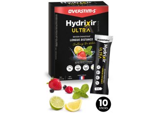 OVERSTIMS Hydrixir Ultra - 10 sticks Lemon - lime - red fruits - mint