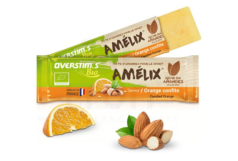 OVERSTIMS Pâtes d'amandes Amélix Bio - Orange confite