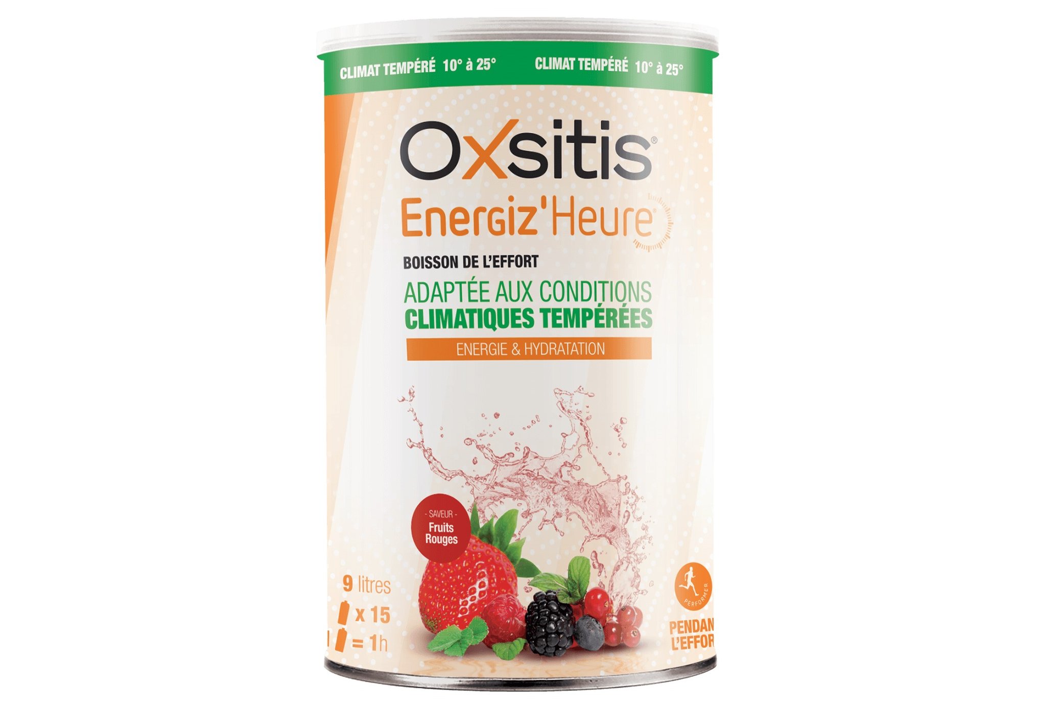 Oxsitis Boisson Energiz'Heure Climat Tempéré - Fruits Rouges Diététique Boissons