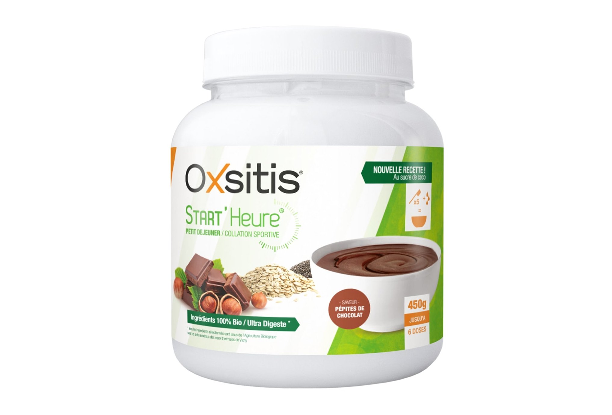 Oxsitis Collation Start'Heure - Pépites de chocolat Diététique Préparation