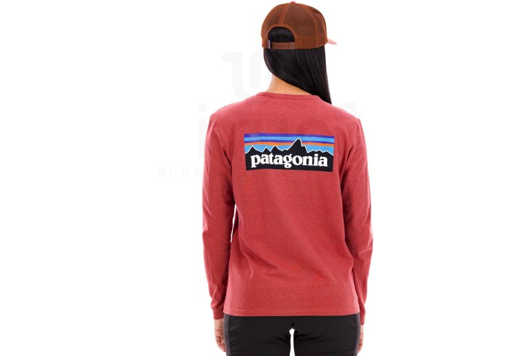 Patagonia camiseta manga larga P-6 Logo Responsibili-Tee