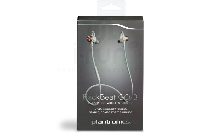 Plantronics Backbeat GO 3 Sweatproof + �tui de chargement portatif