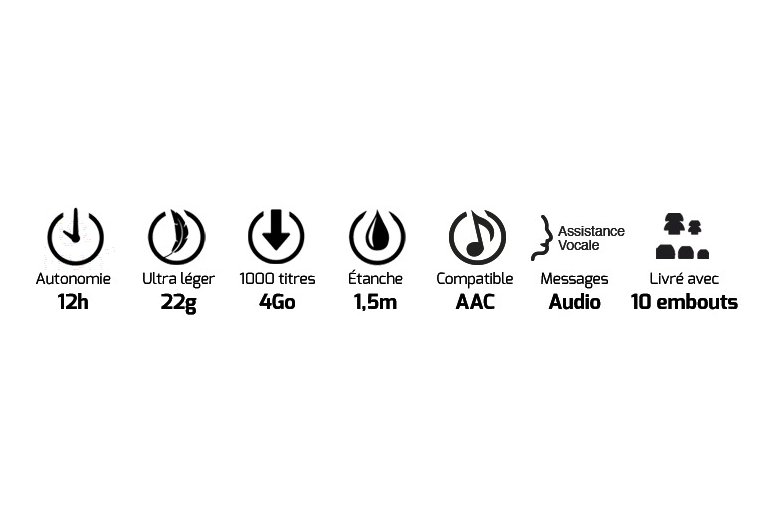 Play2Run Auriculares inalmbricos ASP4
