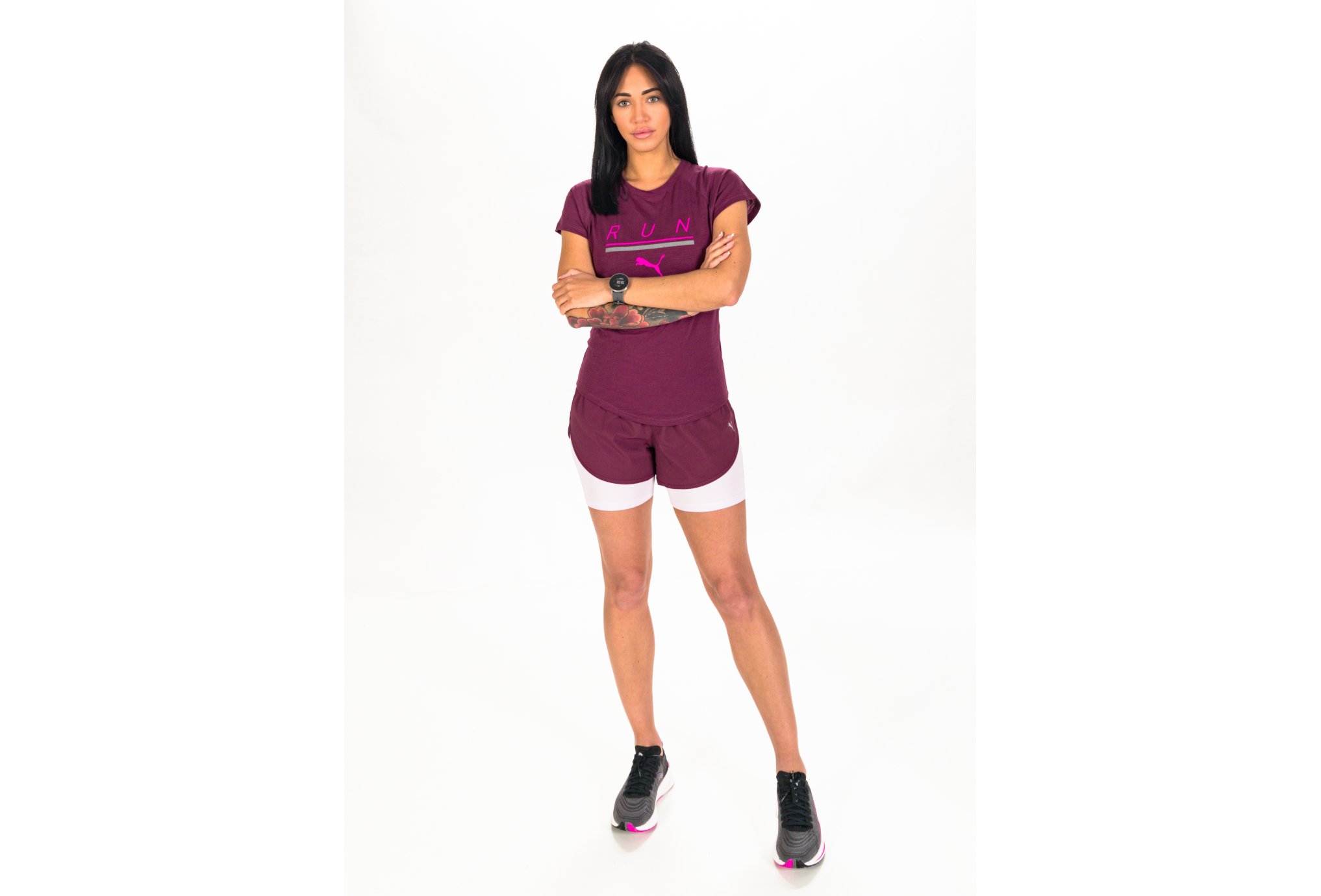 Puma Pantalón Corto Run 2 En 1 En Promoción | Mujer Ropa Pantalones ...