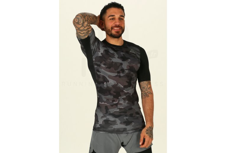 Reebok Camiseta manga corta de Compresi�n  ActivChill Print