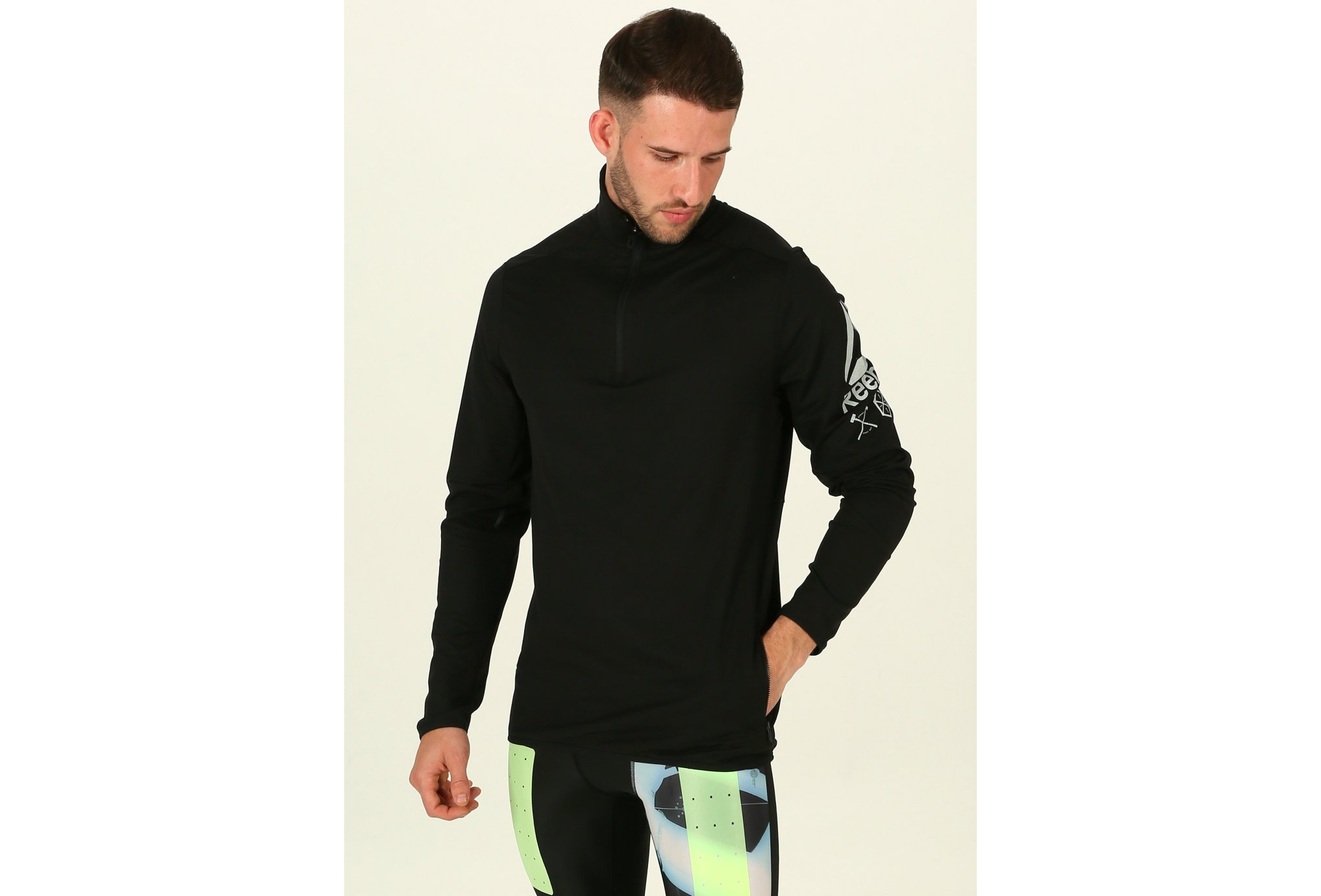 Reebok Bioknit 1/2 Zip M Diététique Vêtements homme