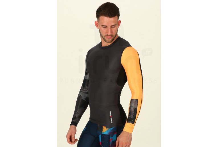 Reebok Camiseta manga larga de compresi�n Crossfit