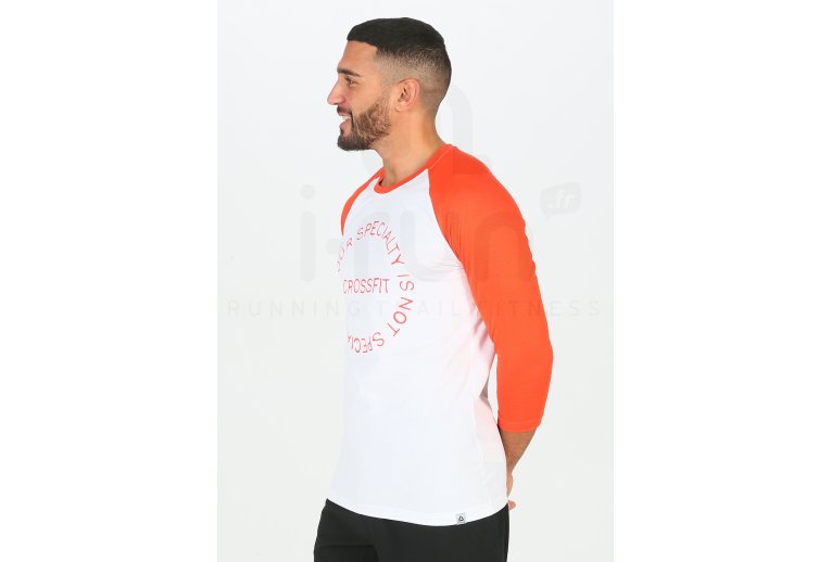 Reebok Camiseta manga 3/4 CrossFit Raglan