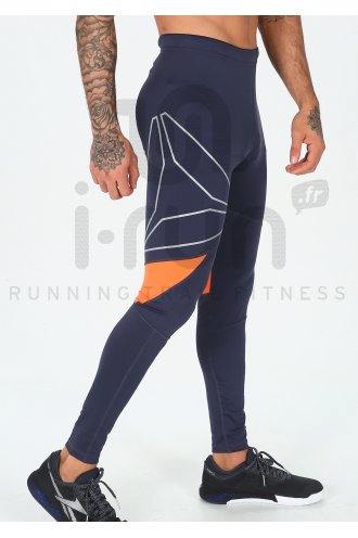 legging reebok homme bleu