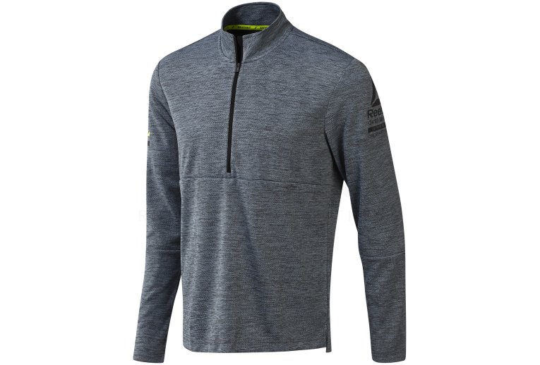Reebok Camiseta manga larga Running  Zip 1/2