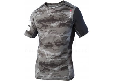 tee shirt reebok homme argent