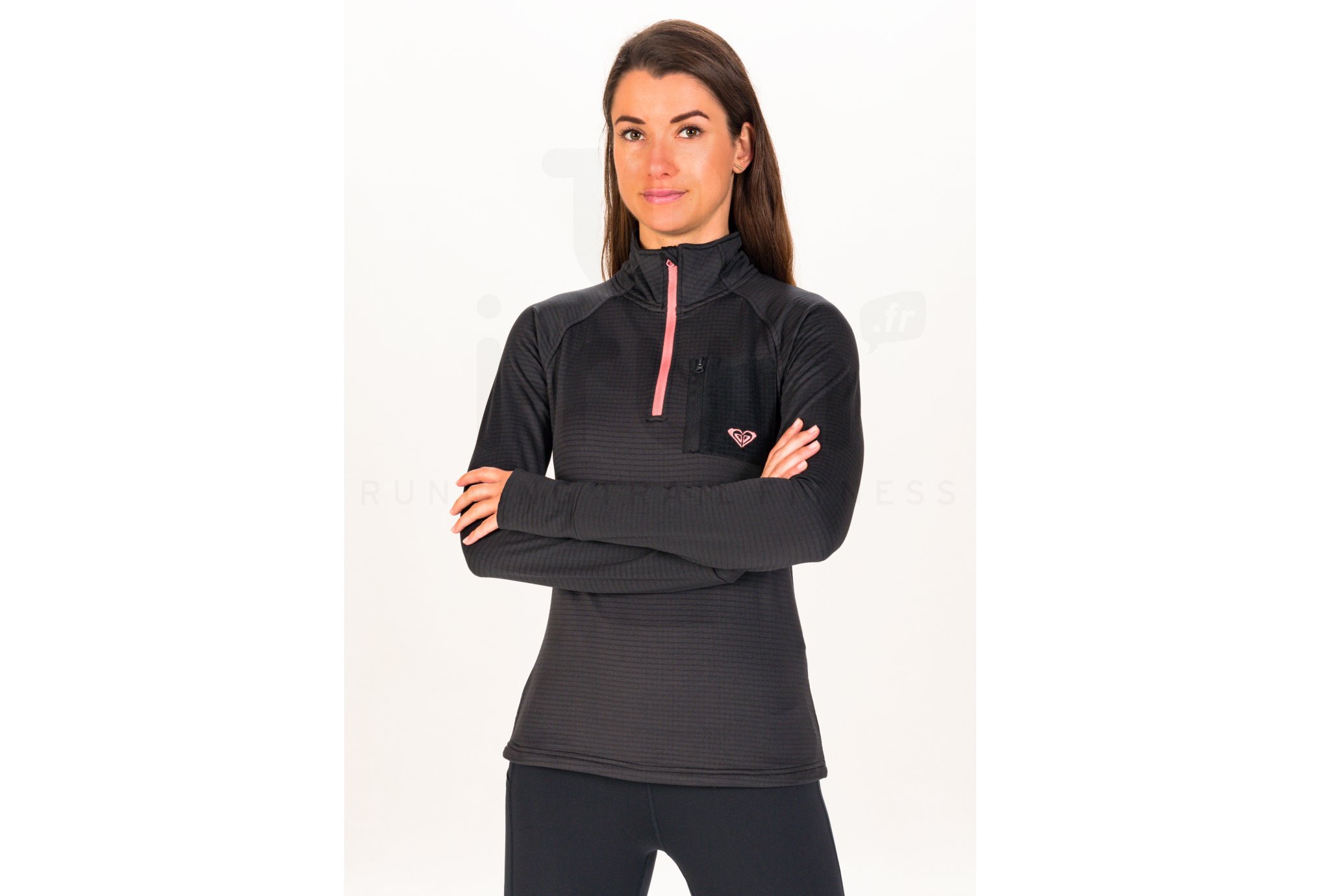 Roxy Waves Of Warmth Maglia Mezza Zip Donna In Sherpa Riciclato - 2