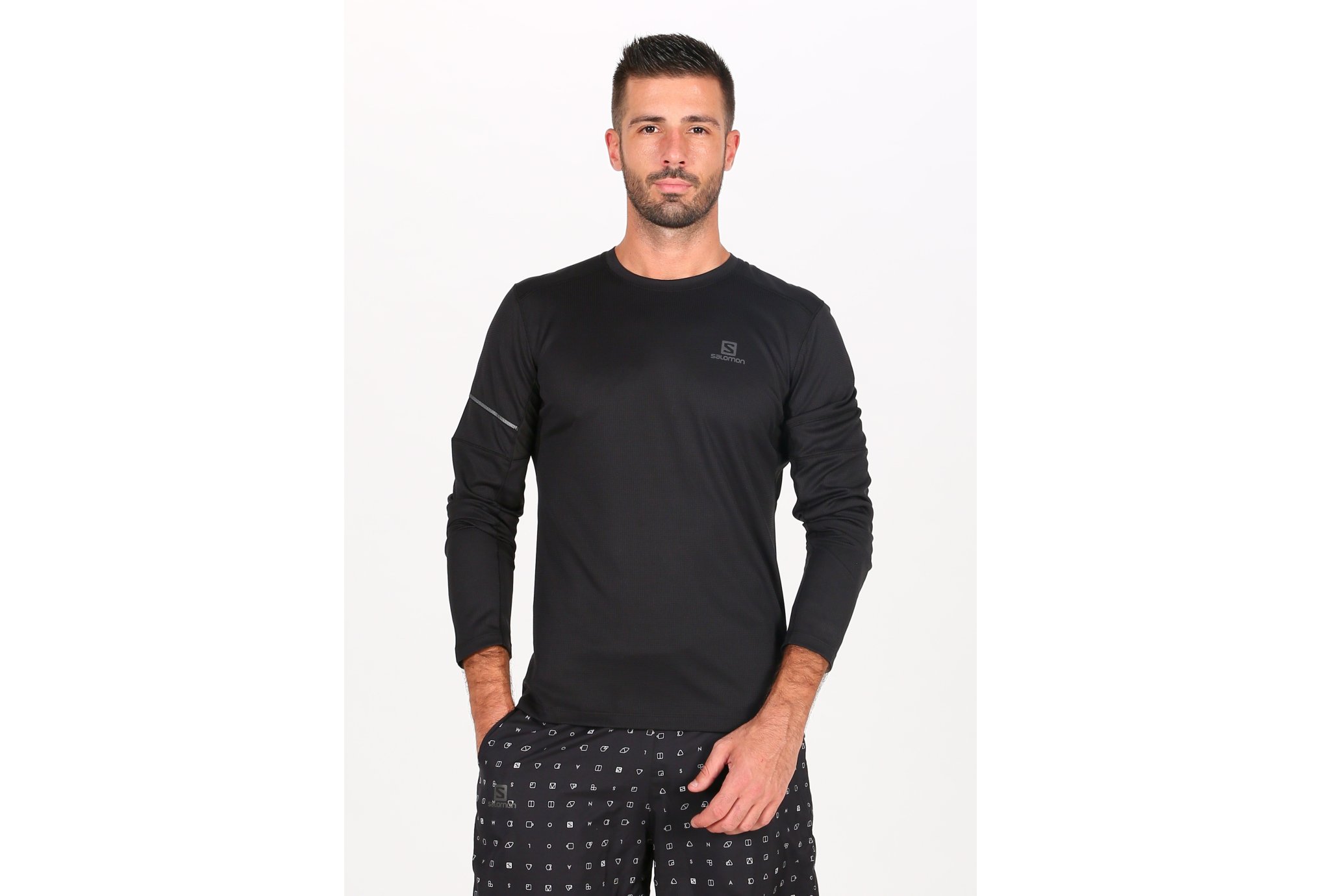 Salomon Agile LS Tee M vêtement running homme