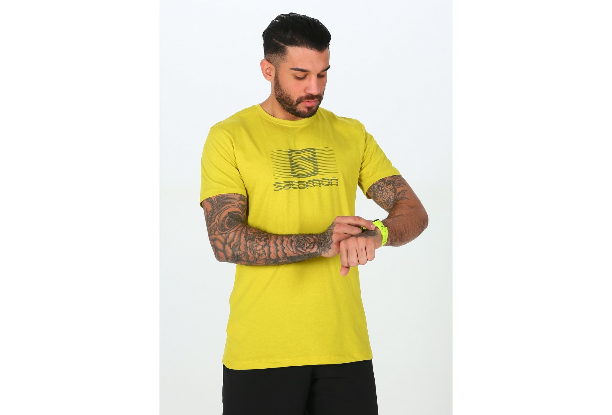 Salomon Blend Logo M vêtement running homme