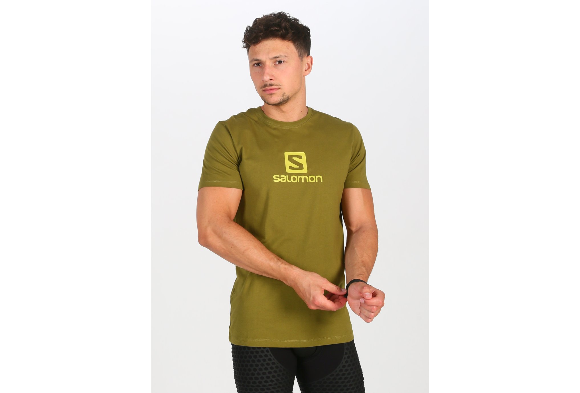 Salomon Coton Logo M vêtement running homme