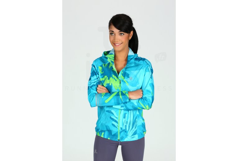 Salomon Chaqueta Lightning Wind Graphic Hoodie