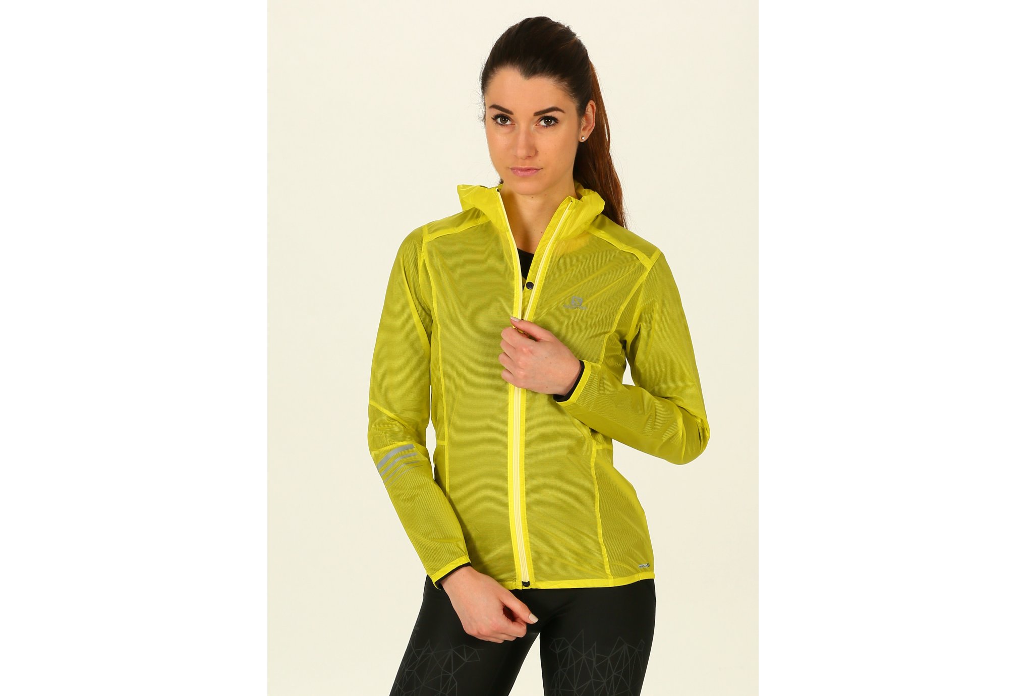 Salomon Lightning Wind Hoodie W Diététique Vêtements femme