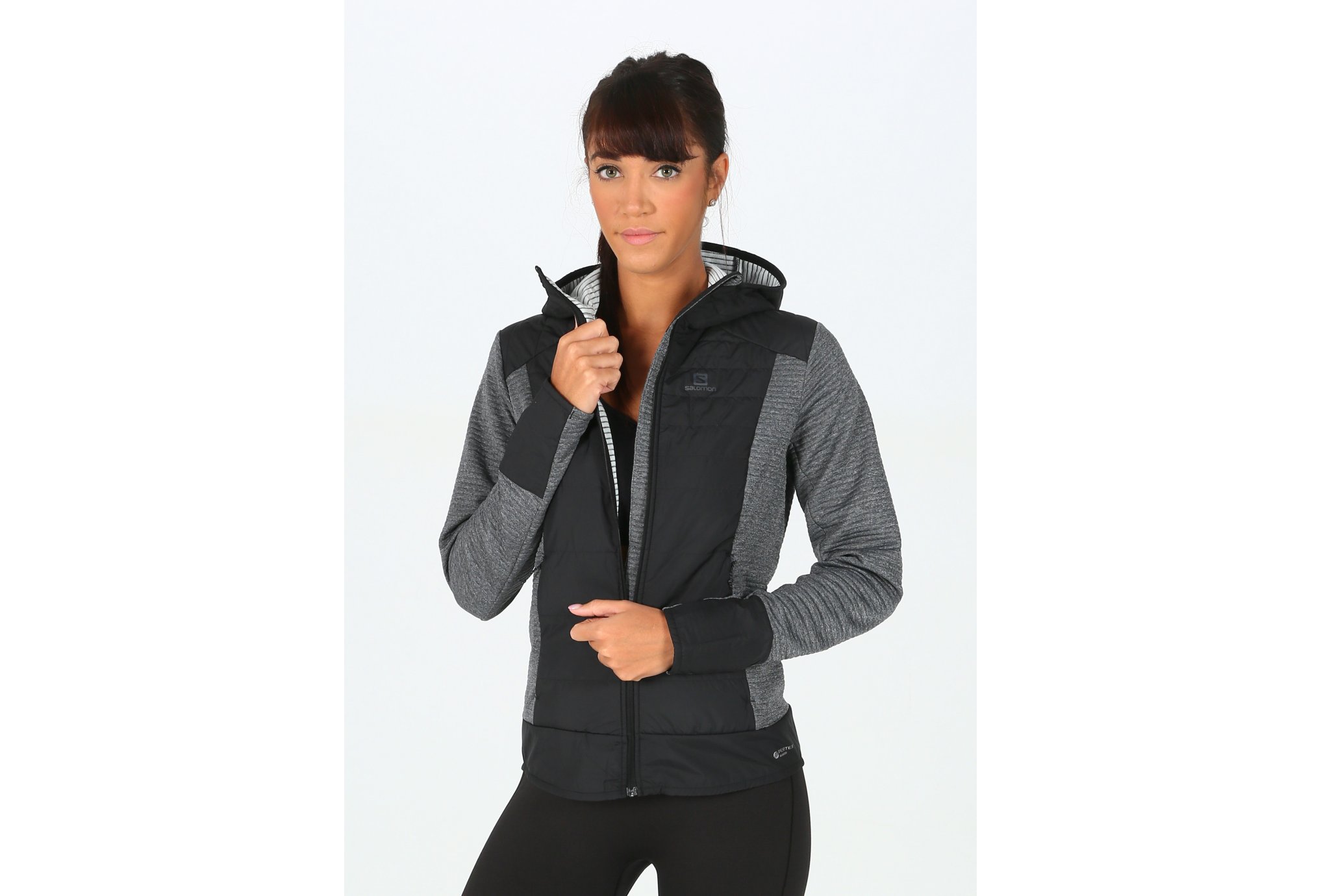 Salomon Right Nice Hybrid Hoodie W Diététique Vêtements femme