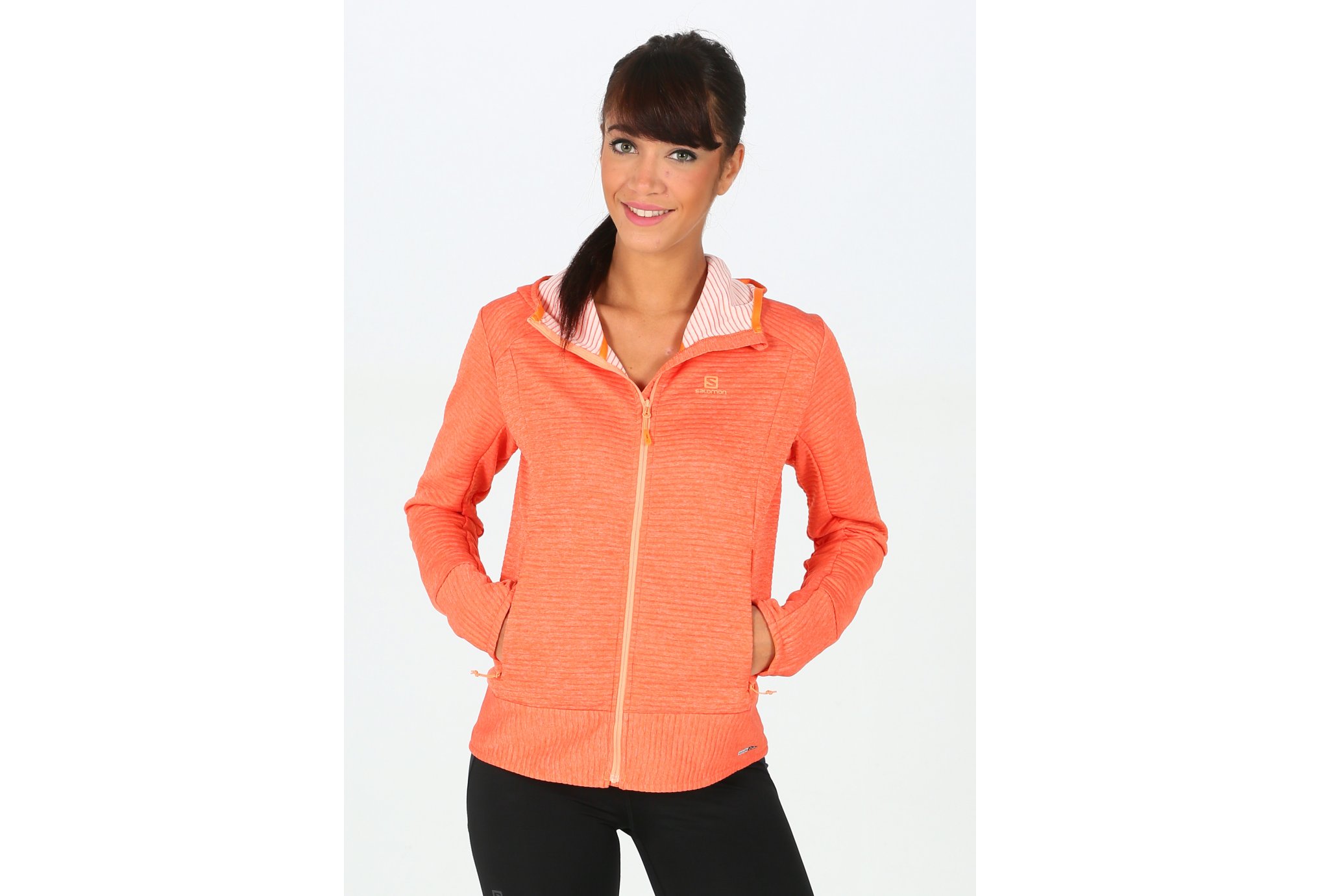 Salomon Right Nice Mid Hoodie W Diététique Vêtements femme