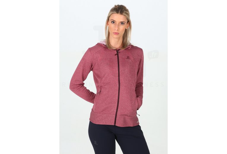 Salomon Right Nice Mid Hoodie Damen