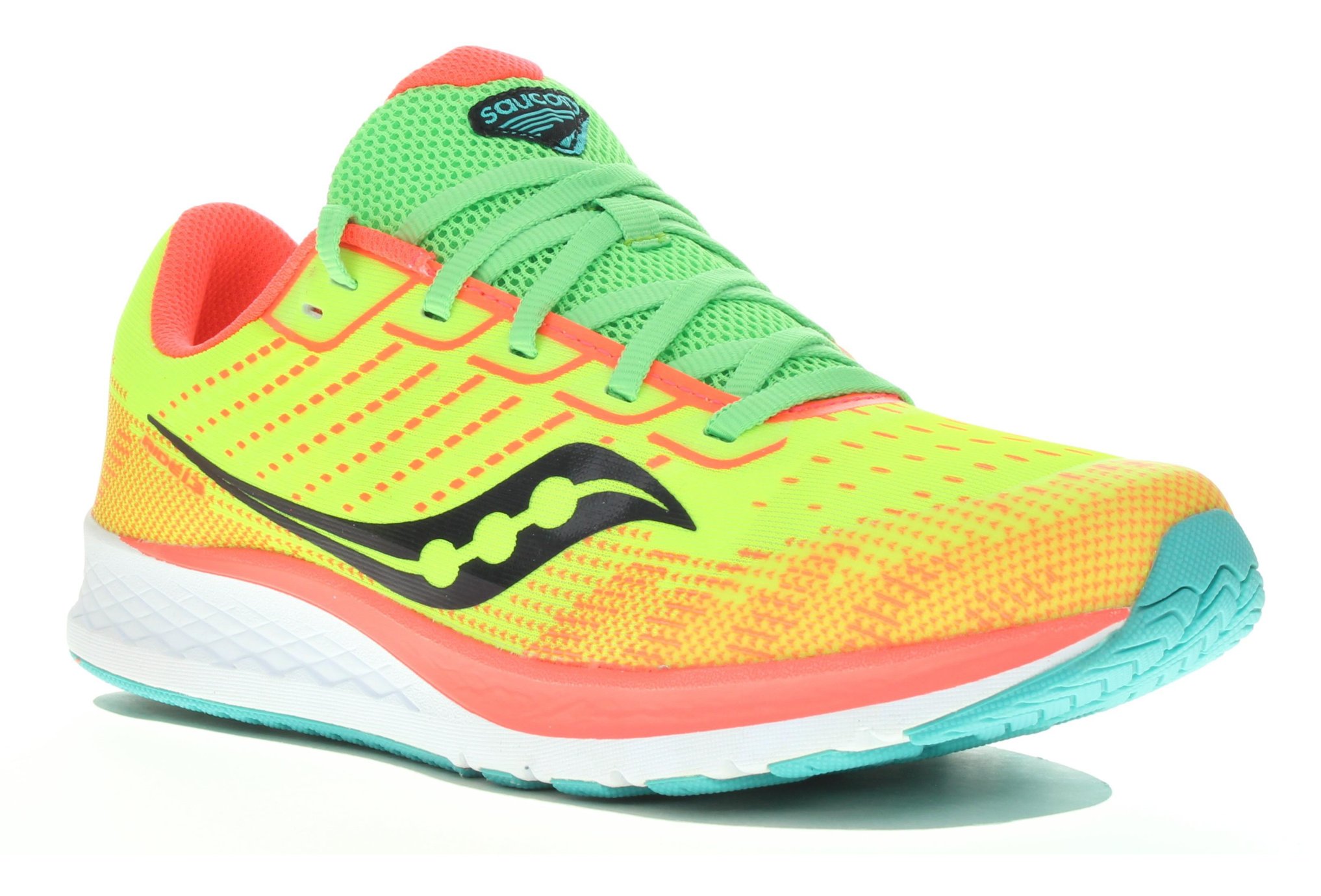 saucony ride iso jaune
