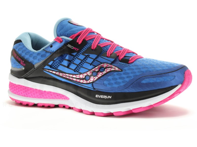 Saucony Triumph ISO 2 W pas cher - Chaussures running femme running Route & chemin en promo