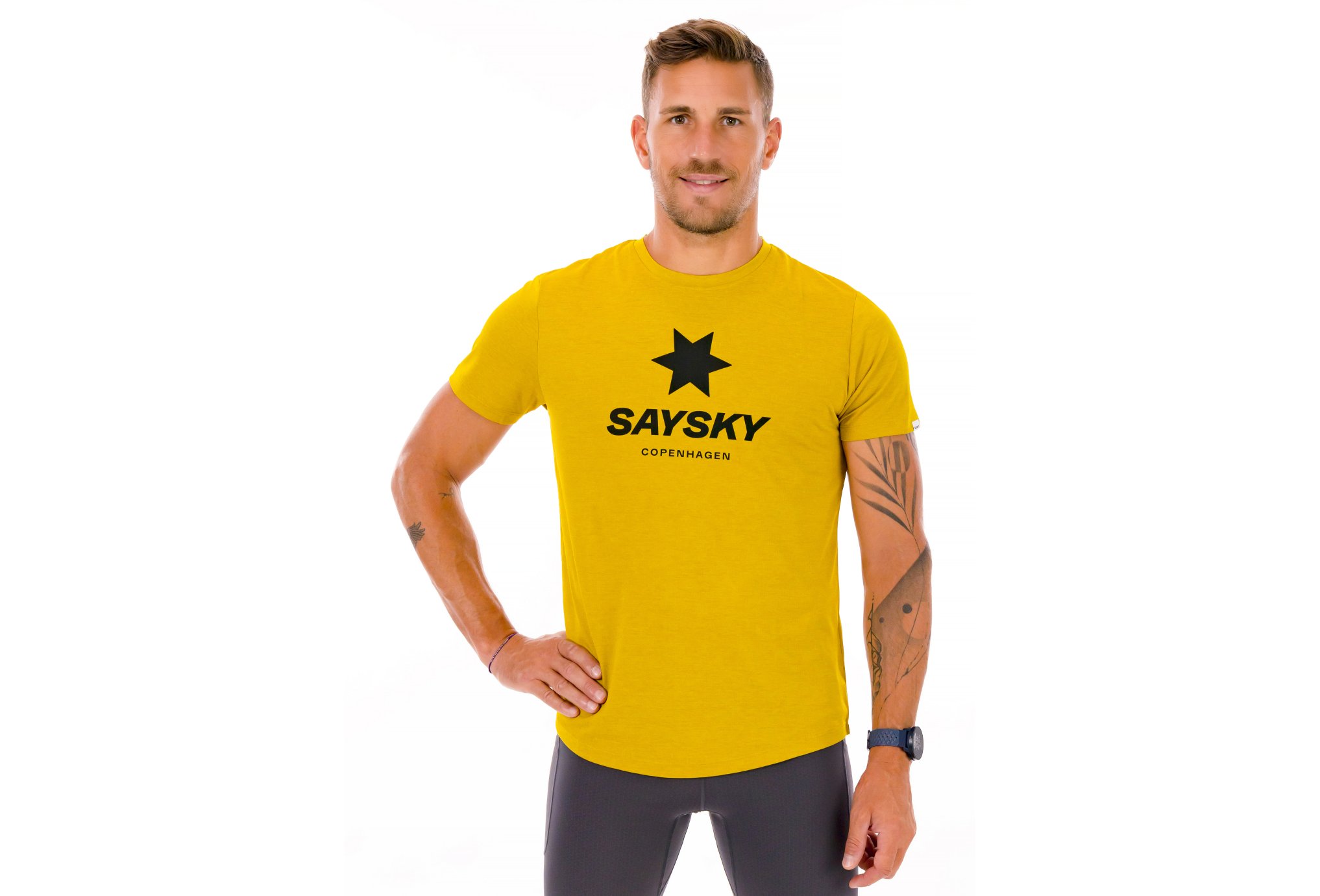 □ 公式 □ SAYSKY/セイスカイ ランニングTシャツ KMRSS03c1008