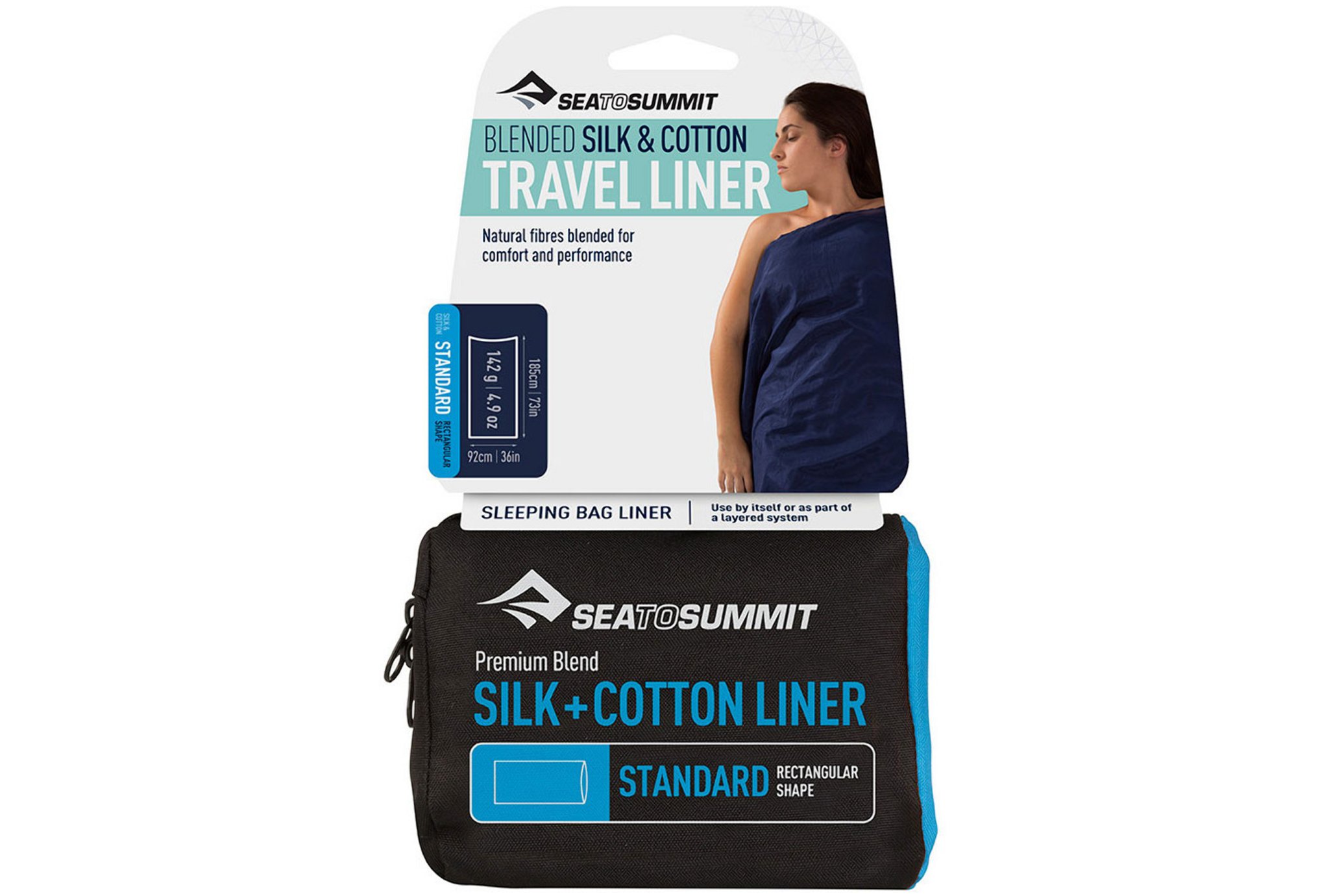 Sea To Summit Drap de sac Soie et Coton Standard Sac de couchage