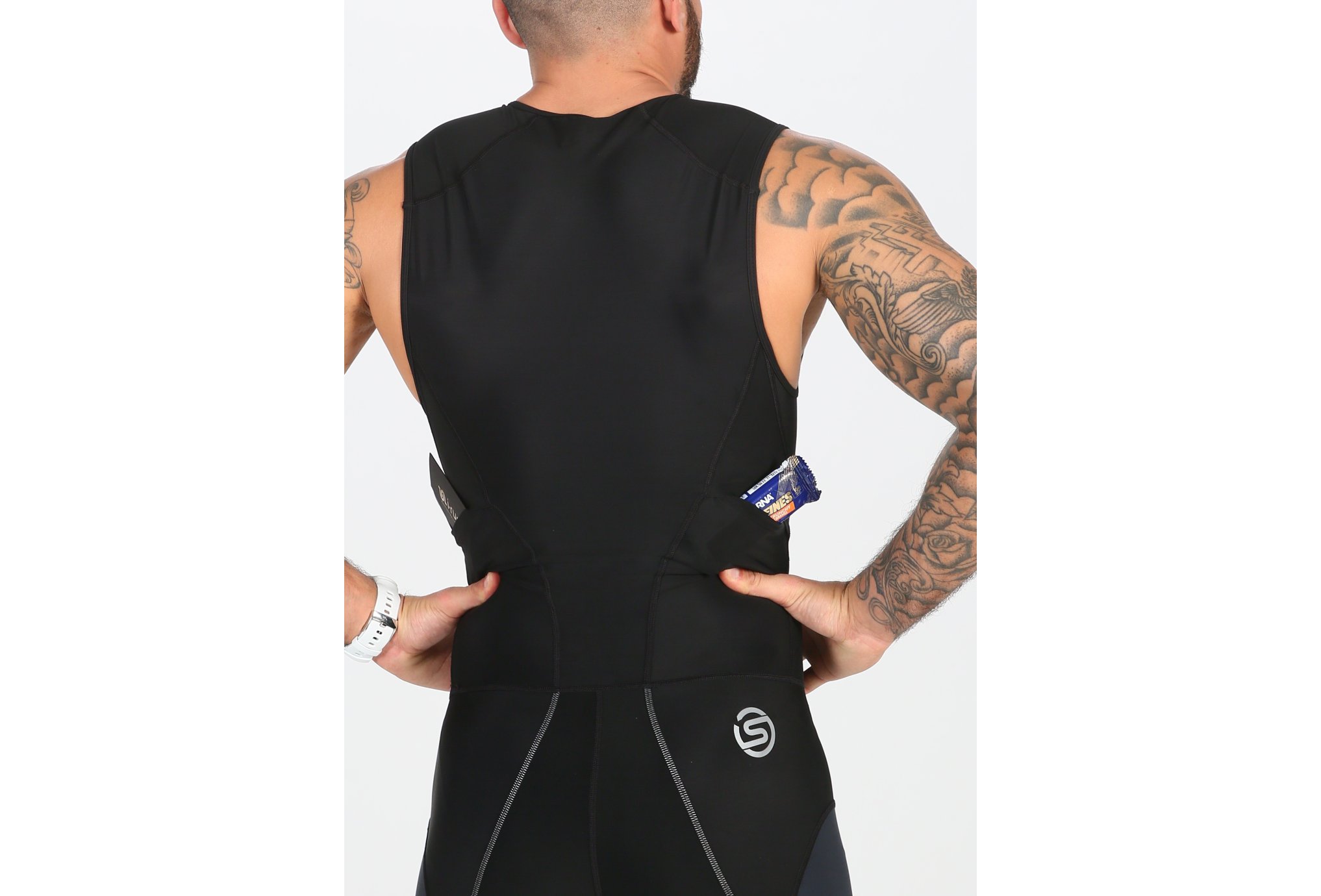 Skins DNAmic Triathlon Skinsuit Front Zip Triathlon Herren im Angebot