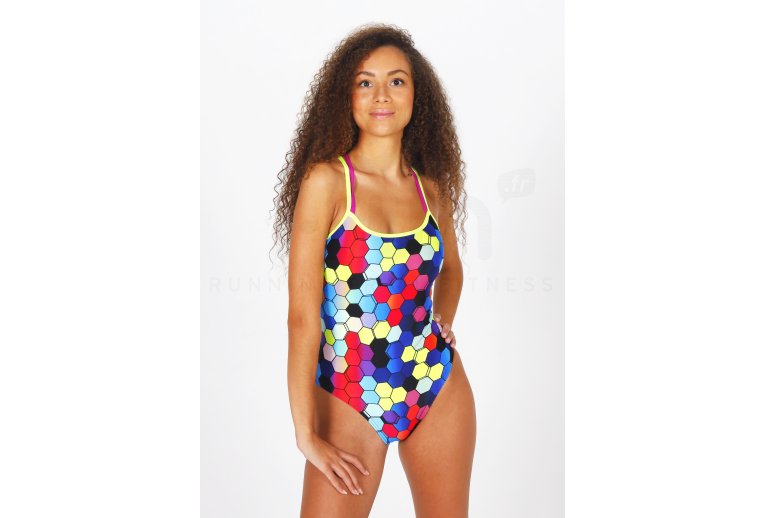 Speedo Allover Double Crossback Damen