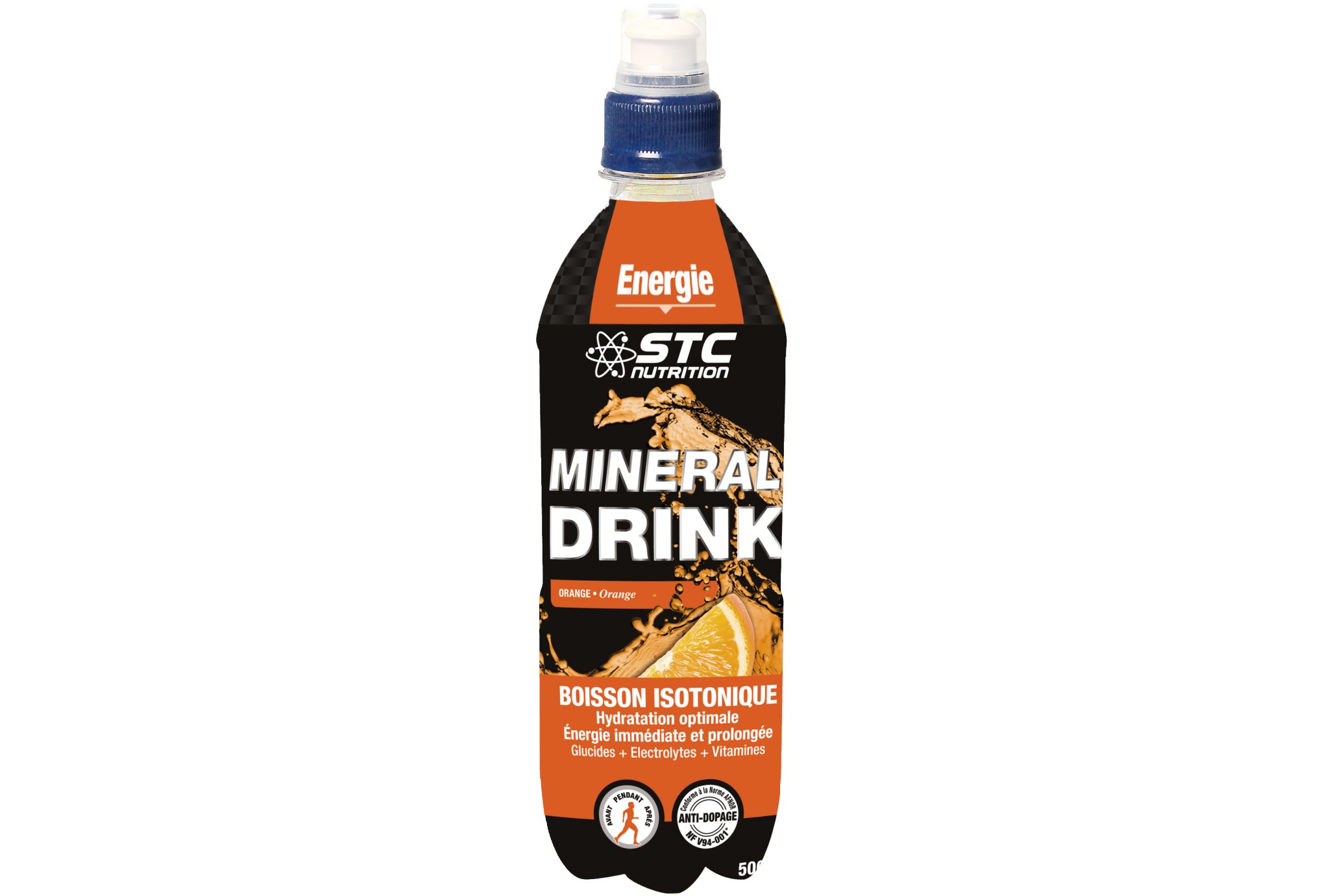 STC Nutrition Boisson Mineral Drink Orange Diététique Boissons