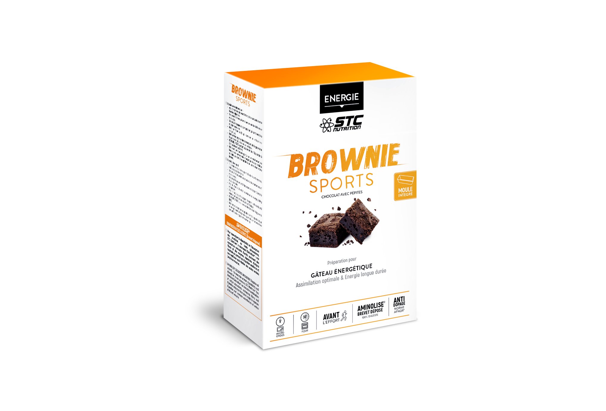 STC Nutrition Brownie sport Diététique Préparation