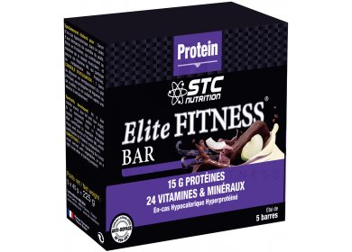 STC Nutrition Etui 5 Barres Elite Fitness Chocolat 