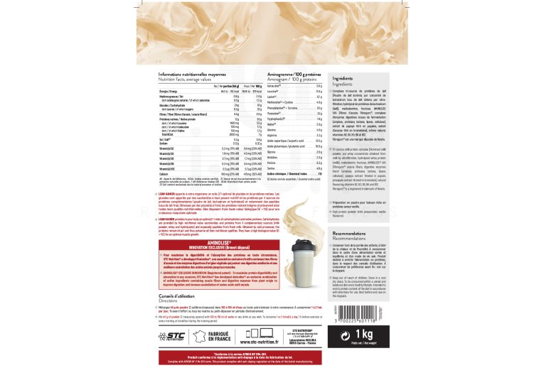STC Nutrition Lean Gainer 1kg - vanille