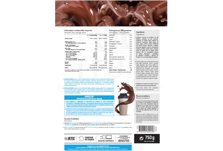STC Nutrition Micellar Casein 750g - Chocolat