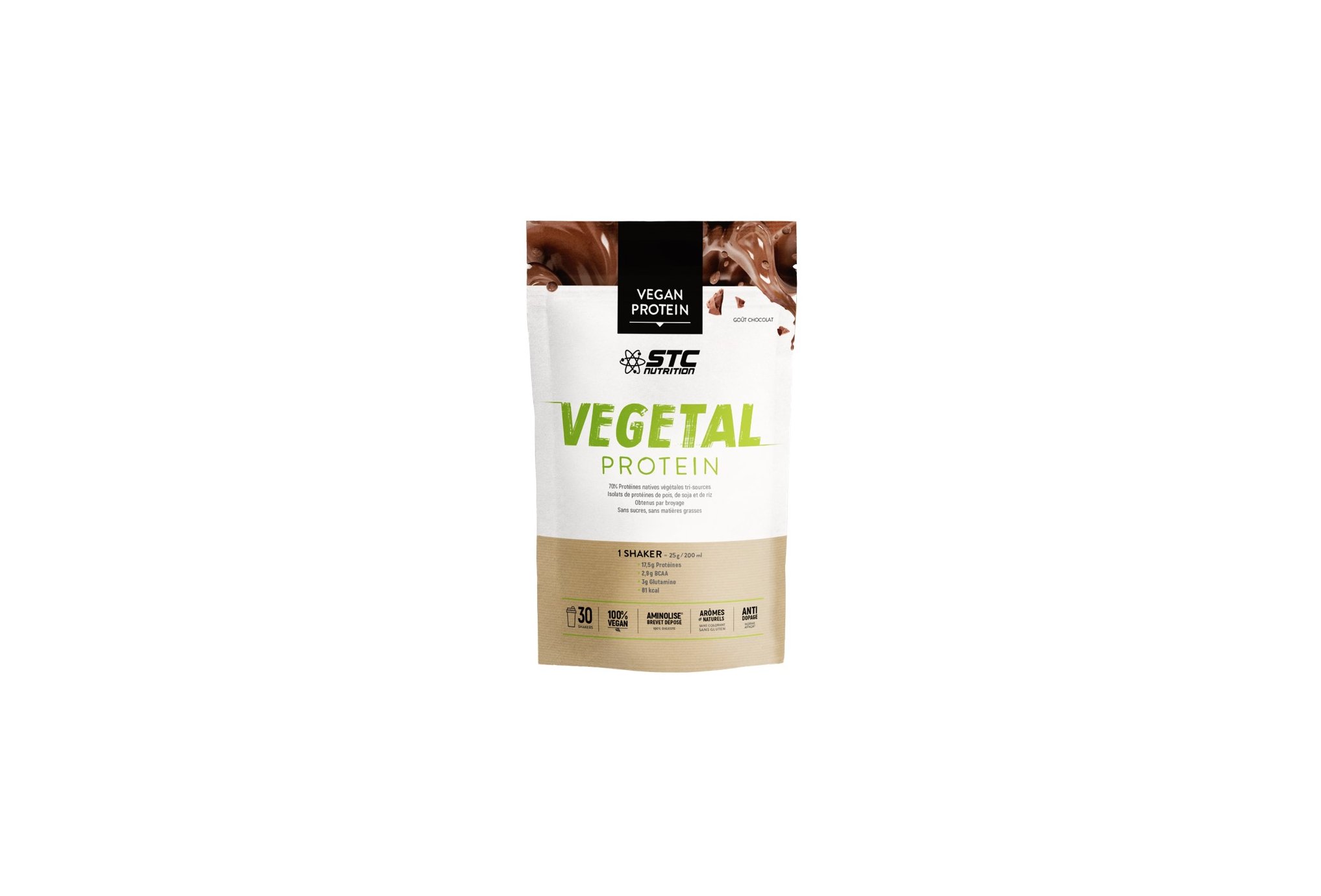 STC Nutrition Vegetal Protein 750g - Chocolat Diététique Protéines / récupération