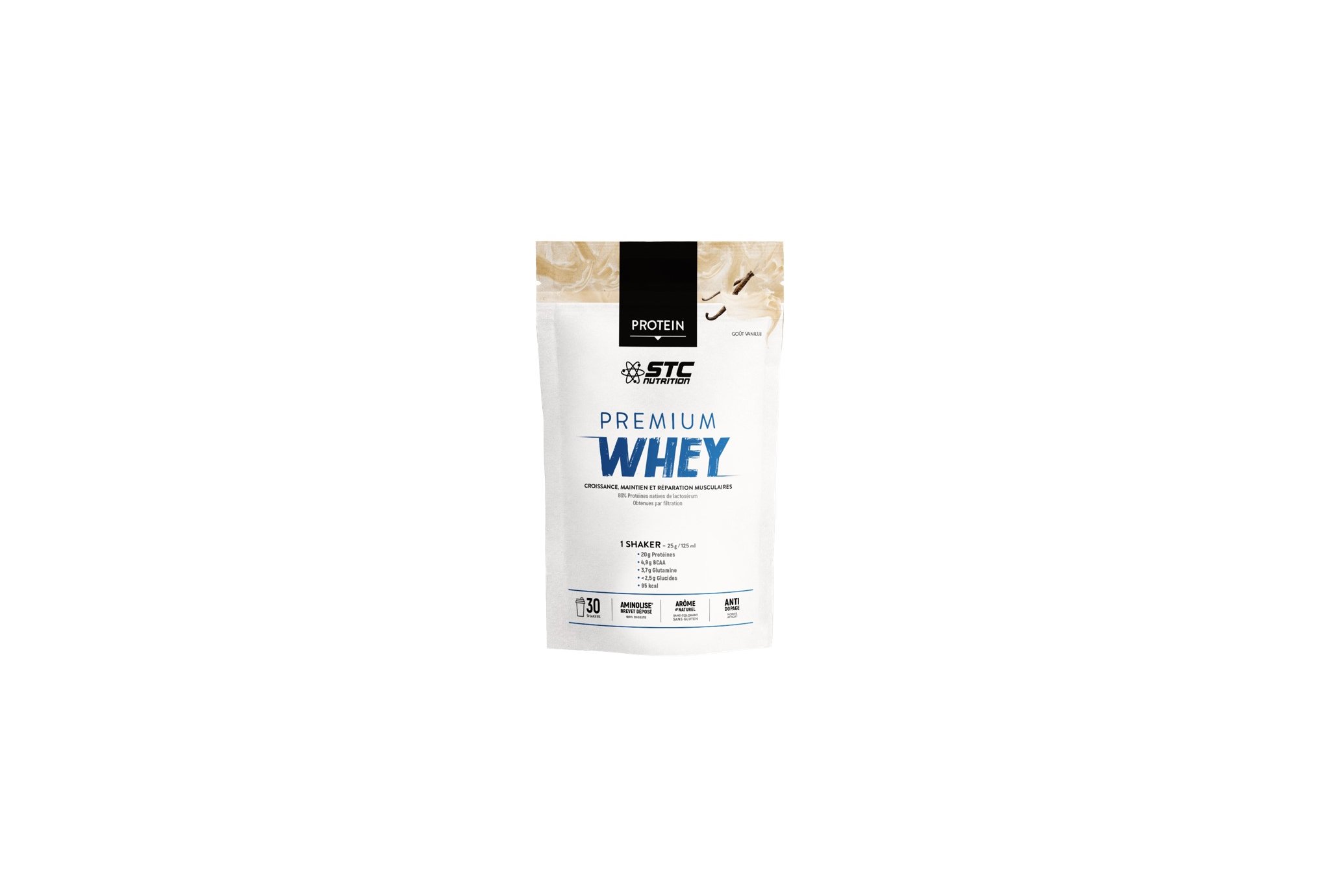 STC Nutrition Whey Pure Premium Protein vanille 750 g Diététique Protéines / récupération