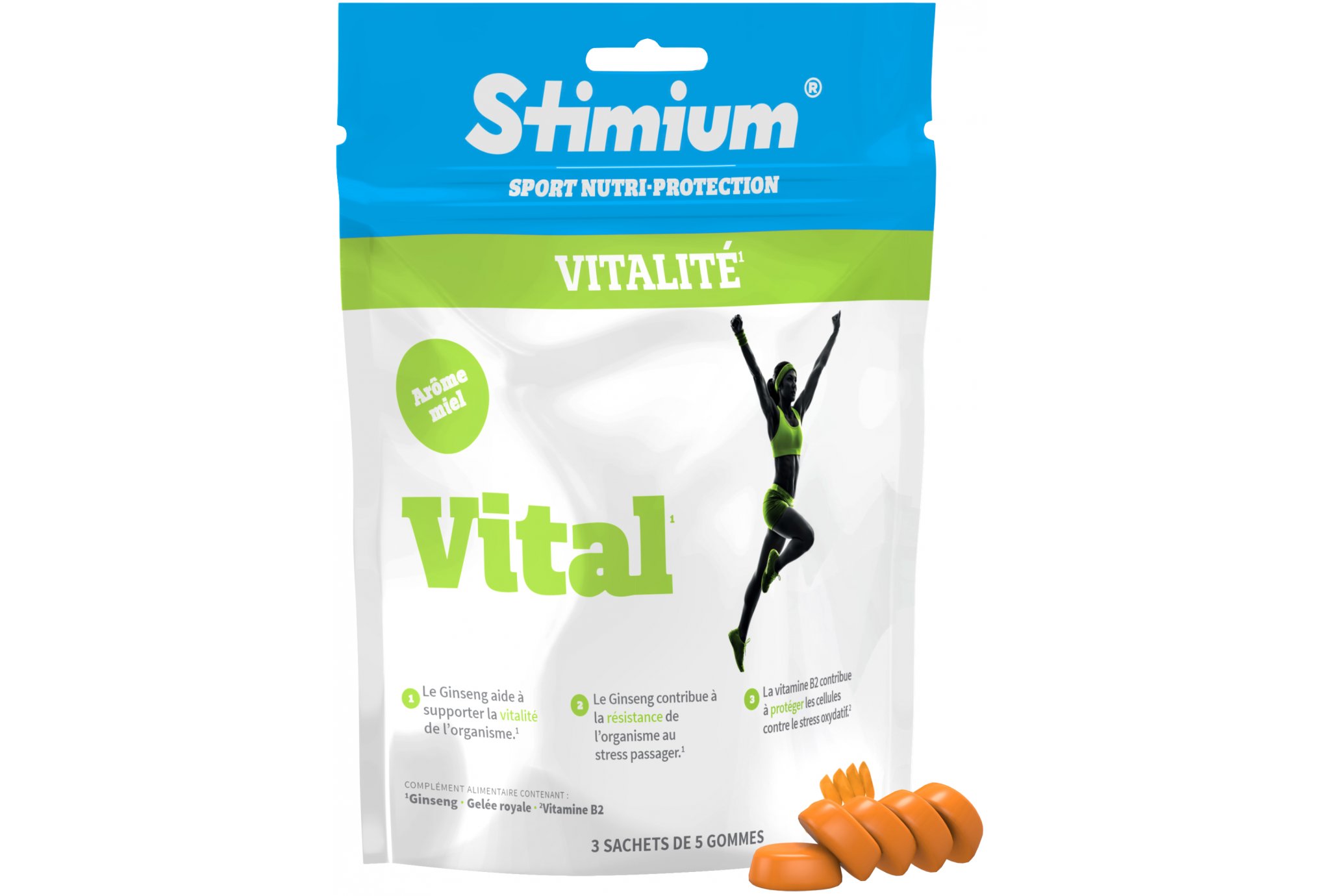 Stimium Gommes vital - miel diététique compléments