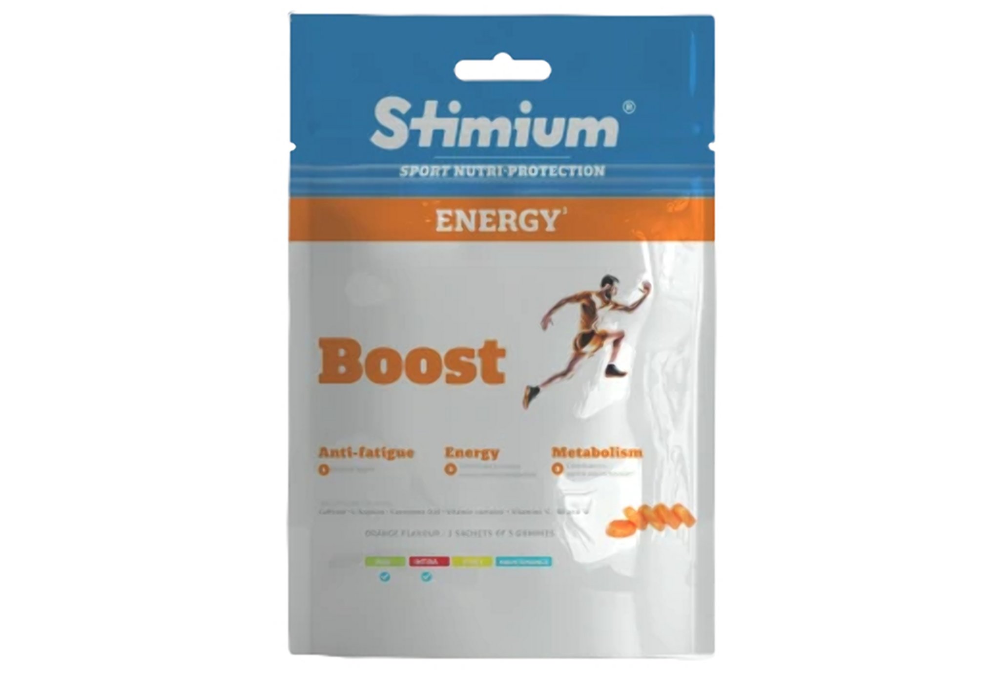 Stimium Lot 3 sachets Gommes Boost - Orange Diététique Compléments