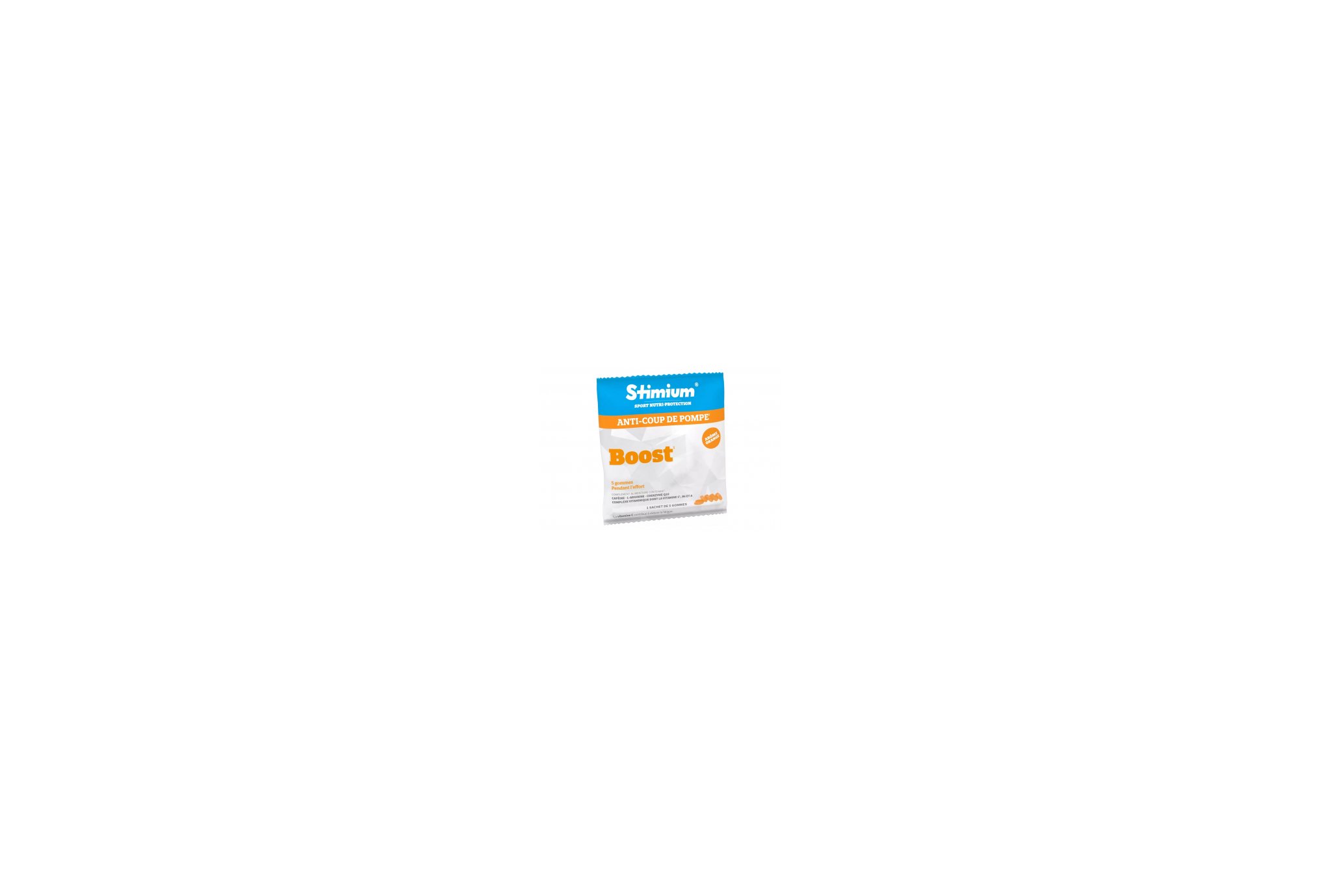 Stimium Pack 4 Sachet 5 gommes Boost - Orange Diététique Barres