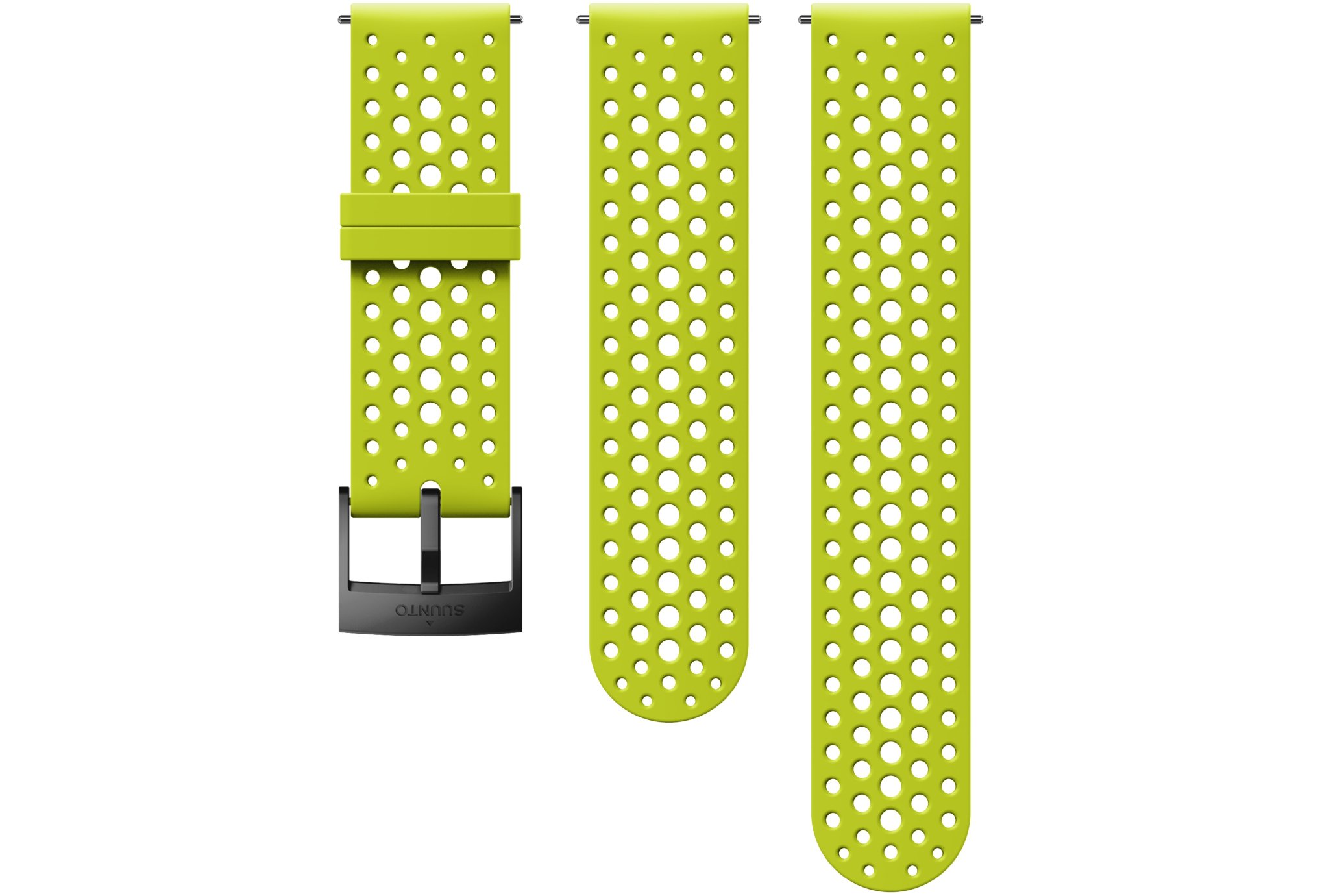Bracelet Silicone 24mm Pour Suunto - Noir | Compatible Spartan, Suunto 9, D5, Etc.