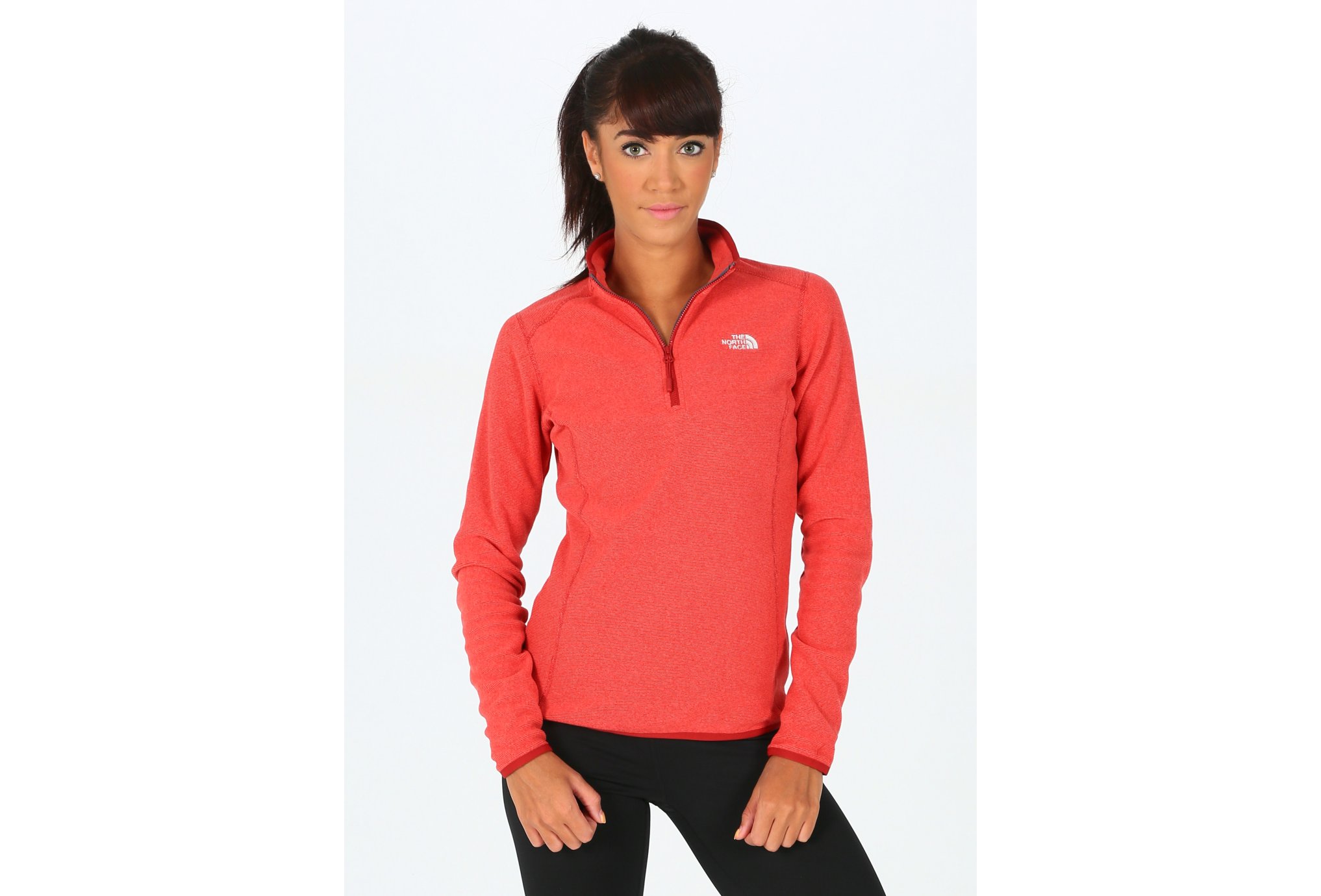 The North Face 100 Glacier 1/4 zip W vêtement running femme