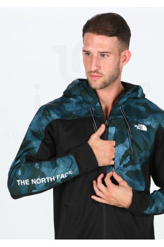 the north face train n logo overlay jacket