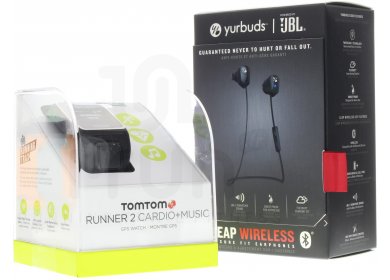 Tomtom Pack Runner 2 Cardio + Music - Ecouteurs JBL Yurbuds - Large 