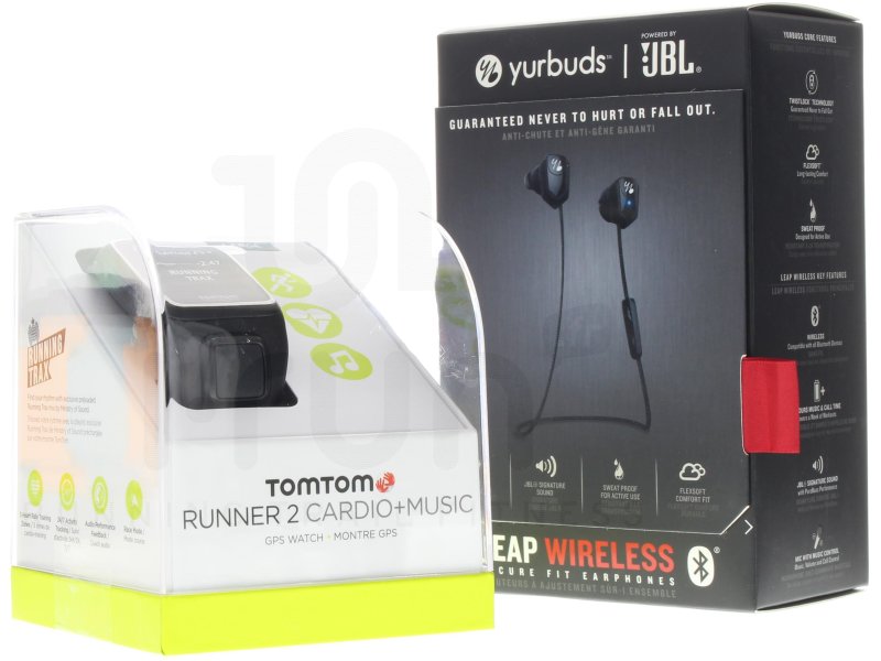 Tomtom Pack Runner 2 Cardio Music Ecouteurs JBL